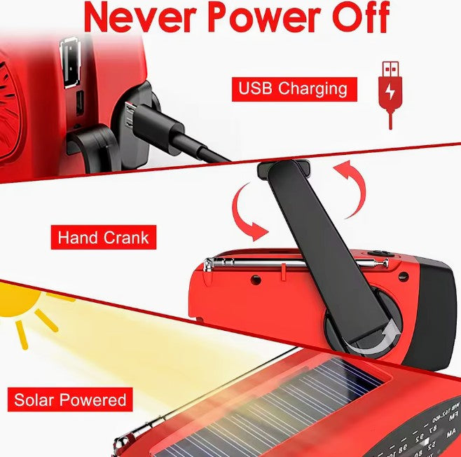 Survoradio™ - 4-in-1 Emergency Radio