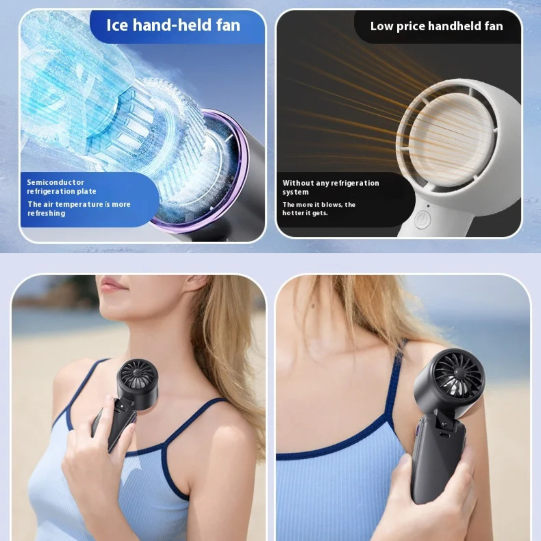SurvoFan™ - Portable Cooling Handheld Fan