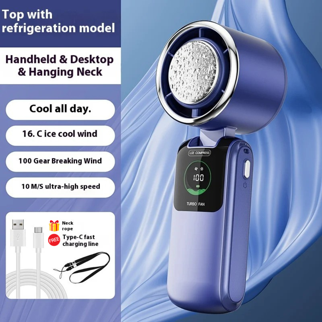 SurvoFan™ - Portable Cooling Handheld Fan