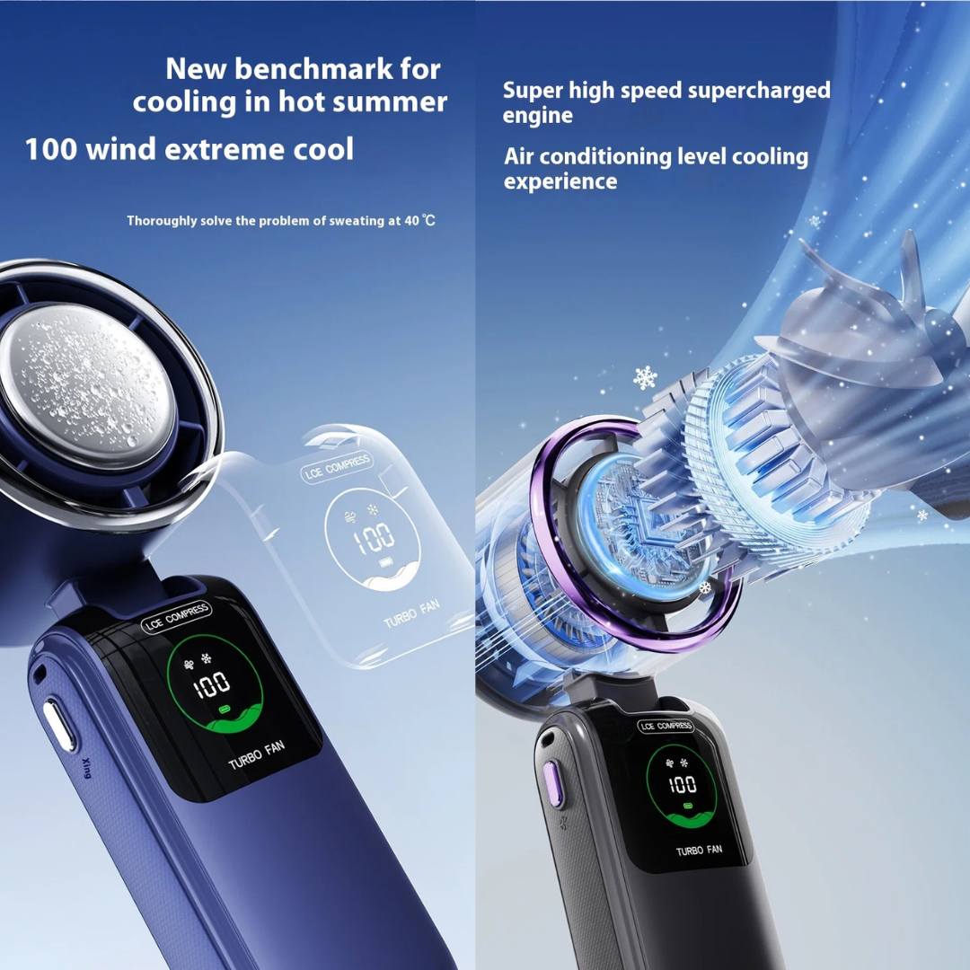 SurvoFan™ - Portable Cooling Handheld Fan