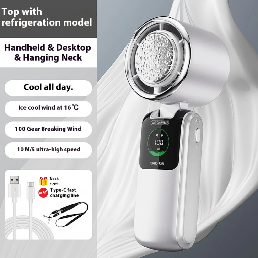 SurvoFan™ - Portable Cooling Handheld Fan