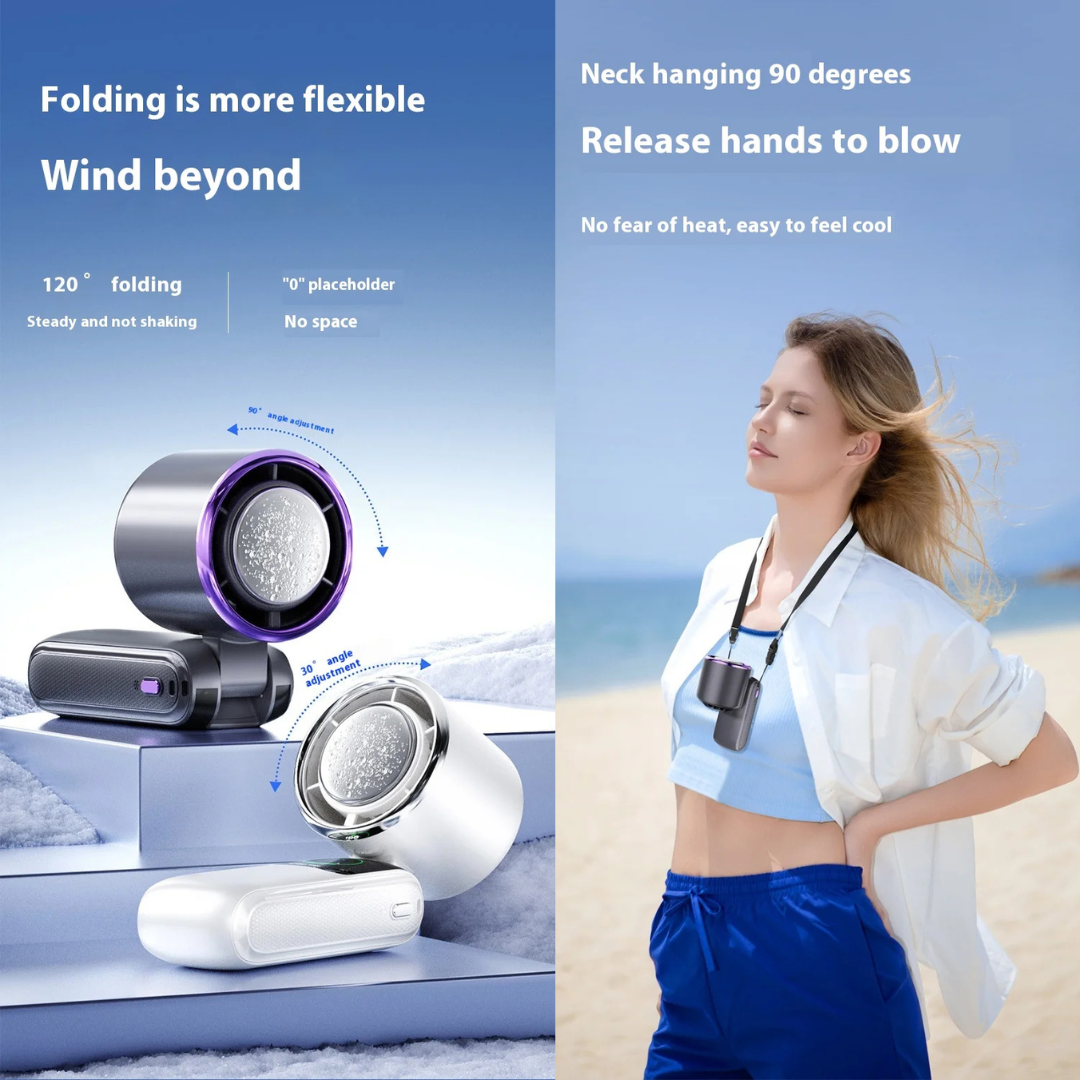 SurvoFan™ - Portable Cooling Handheld Fan