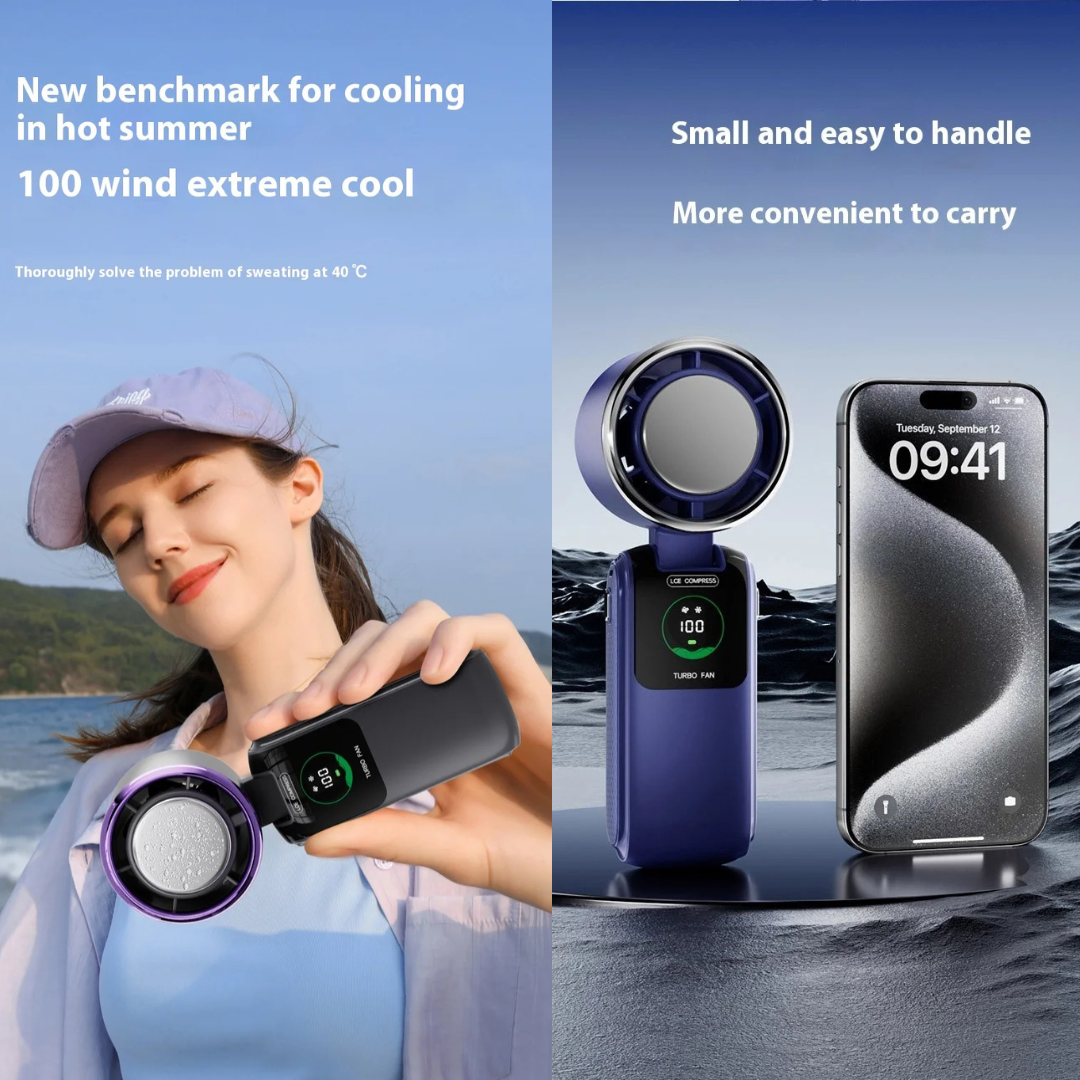 SurvoFan™ - Portable Cooling Handheld Fan