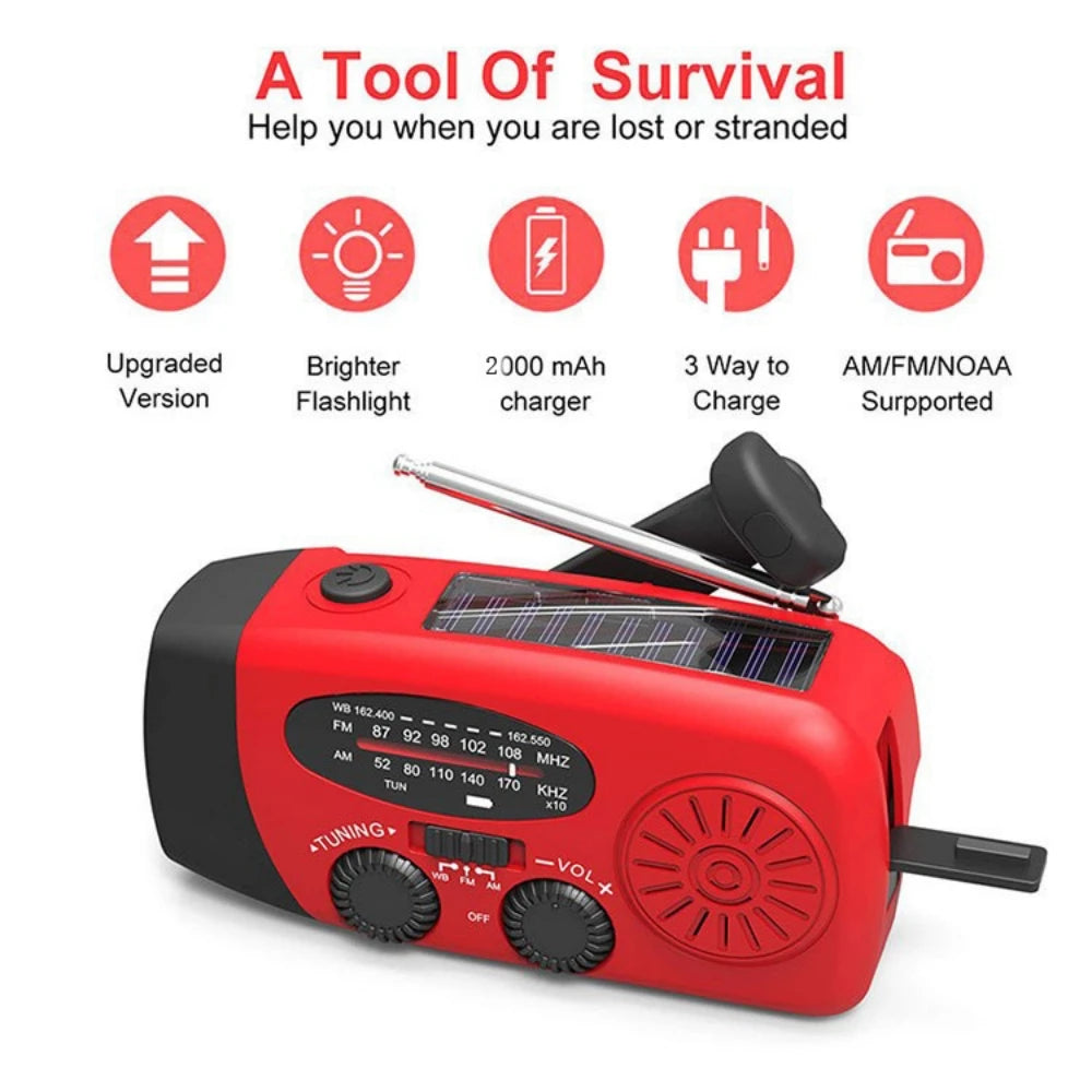 Survoradio™ - 4-in-1 Emergency Radio