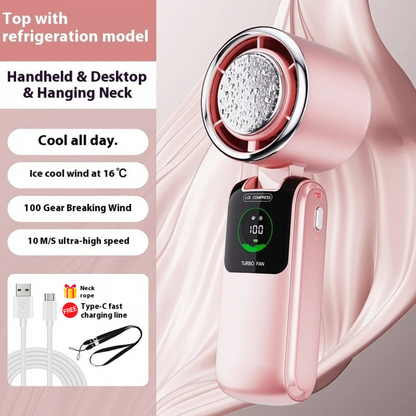 SurvoFan™ - Portable Cooling Handheld Fan