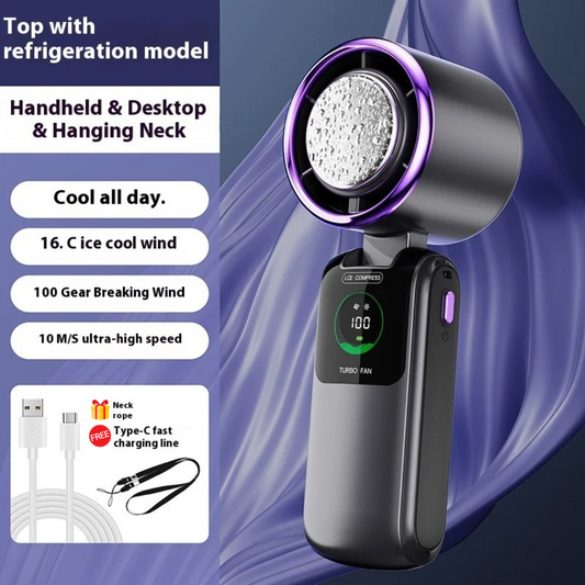SurvoFan™ - Portable Cooling Handheld Fan